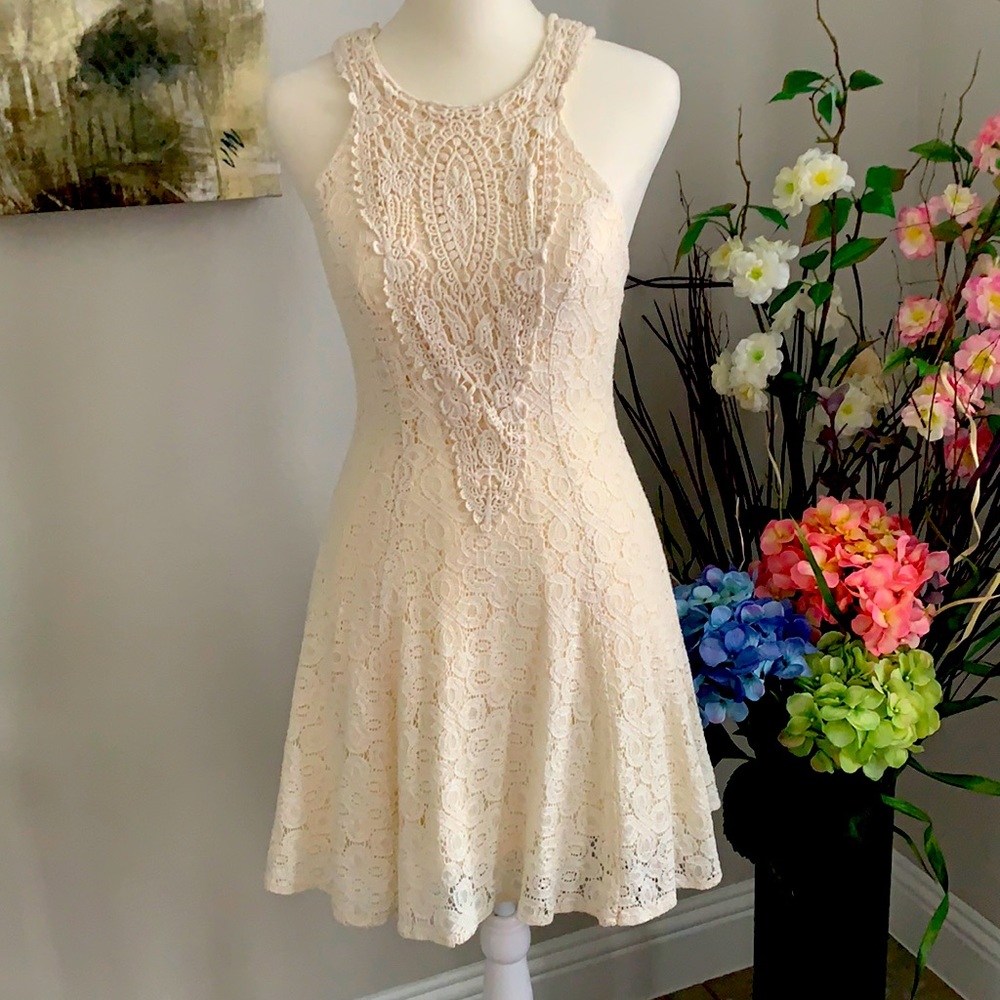 Cream color Lace dress